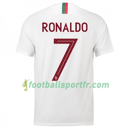 Tenue Portugal Ronaldo 7 Exterieur Coupe du monde 2018 Maillot de Foot